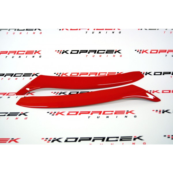 Škoda Rapid - mračítka AGRESSOR v barvě CORRIDA RED (F3K)