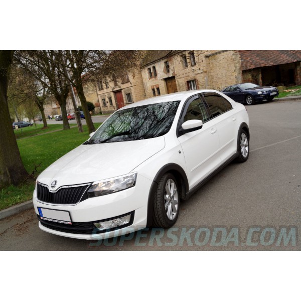 Škoda Rapid - přední a zadní ofuky oken