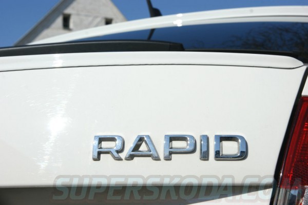 Škoda Rapid - Zadní odtrhová hrana SPORTIVE