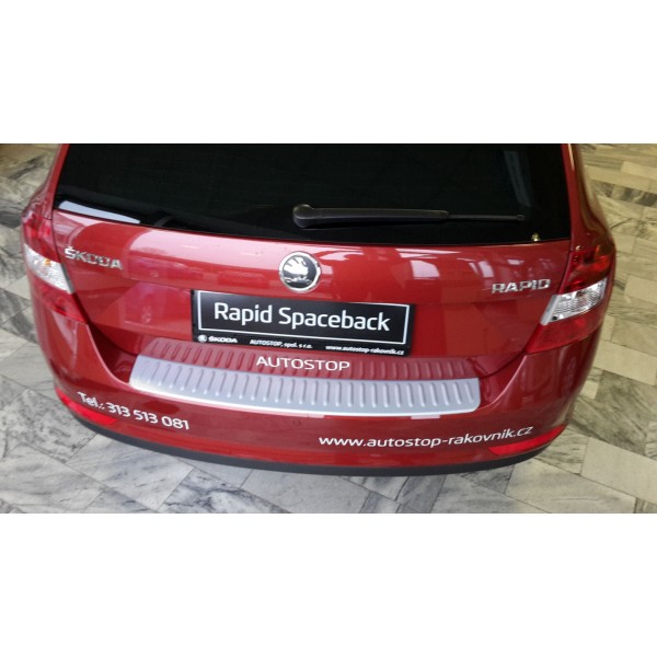 Škoda Rapid SpaceBack - ochranný panel zadního nárazníku ALU LOOK