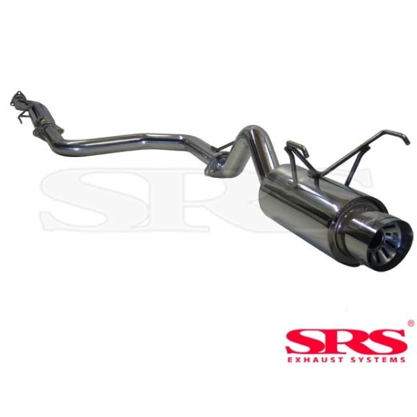 Honda Civic 1991-1996 3 dveř. hatchback 1.5 VEi (D15Z1 - EG4) Výfukový systém Catback nerezová ocel G55  SRS exhaust systems