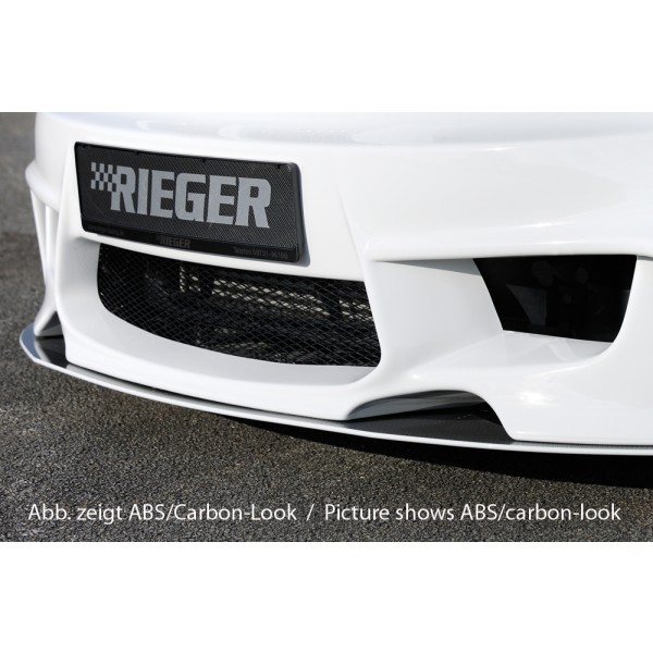 Rieger lipa pod přední nárazník Rieger pro BMW řada 1 E81, E82, E88, E87 2-dvéř., 4-dvéř., kabriolet, kupé, sedan, 09/04-08/11, 10/07-, plast ABS bez povrchové úpravy