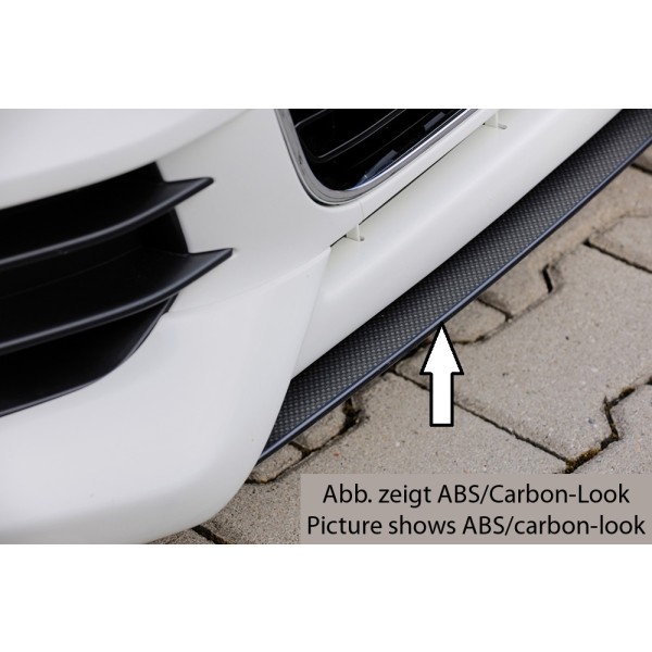 Rieger lipa pod přední nárazník Rieger pro Audi A1 8X 3-dvéř., 5-dvéř. (sportback) před faceliftem, 08/10-12/14, plast ABS bez povrchové úpravy