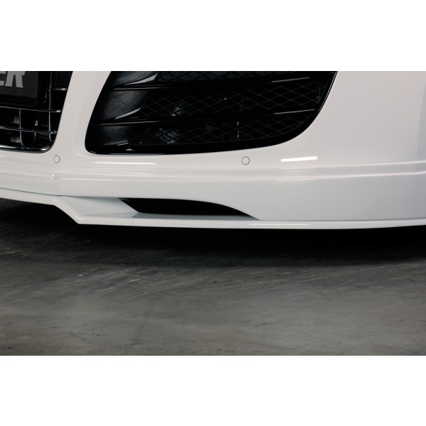Rieger lipa pod přední nárazník Rieger pro Audi R8 42 kupé, spyder, 04/07-, plast ABS bez povrchové úpravy