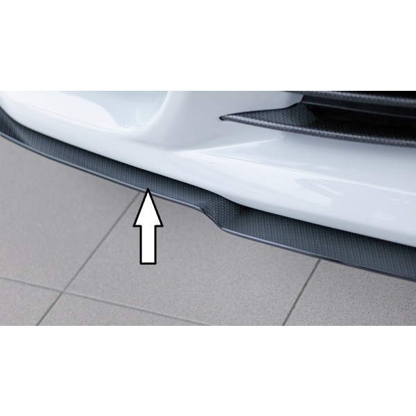 Rieger lipa pod přední nárazník Rieger pro Opel Astra H vč. GTC, Twin-Top 3-dvéř., 5-dvéř., caravan, hatchback, kabriolet, 03/04-, 03/05-, 09/05-, plast ABS s povrchovou úpravou Carbon-Look