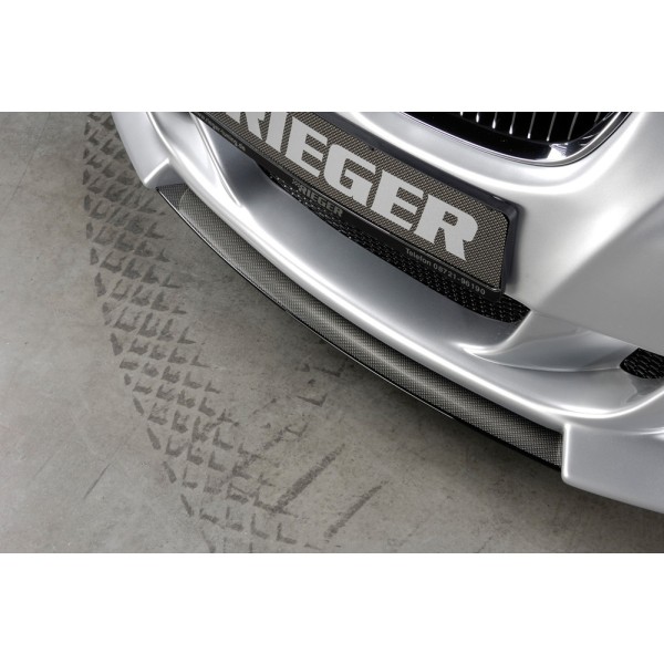 Rieger lipa pod přední nárazník Rieger pro BMW řada 3 E92, E93 kabriolet, kupé před faceliftem, 03/07-02/10, 09/06-02/10, plast ABS s povrchovou úpravou Carbon-Look