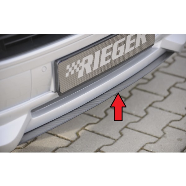 Rieger lipa pod přední nárazník Rieger pro Volkswagen T5 bus  po faceliftu, 09/09-, plast ABS s povrchovou úpravou Carbon-Look