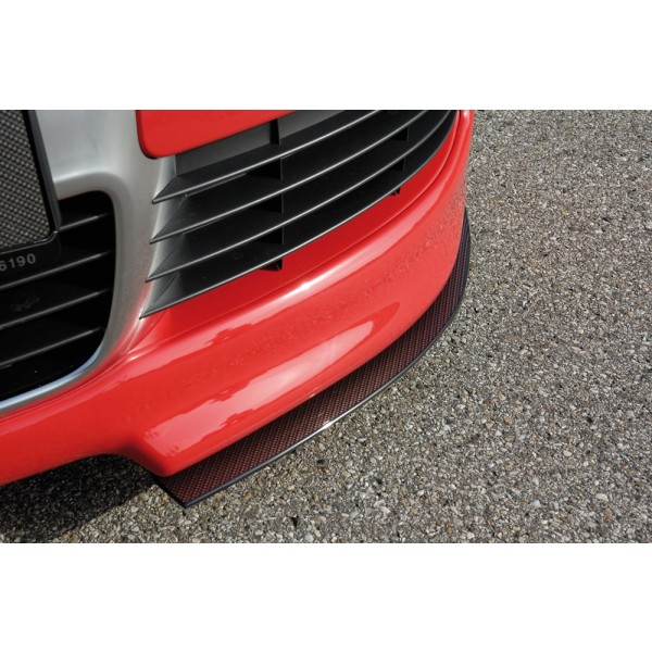 Rieger lipa pod přední nárazník Rieger pro Volkswagen Eos 1F kabriolet, 04/06-, plast ABS s povrchovou úpravou Carbon-Look, 2-dílný