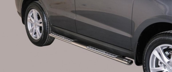 Hyundai Santa Fe II - Nerez boční designové nášlapy