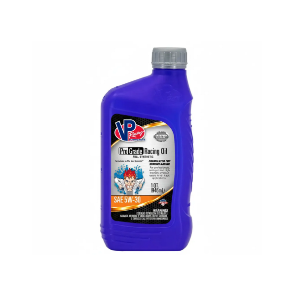 Plně syntetický závodní motorový olej SAE 5W-30 VP Racing Pro Grade 946ml