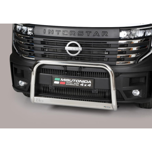 Nissan Interstar 2025- nerezový přední ochranný rám 63mm