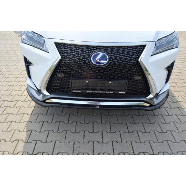 Lexus RX Mk4 F-Sport  2015- - přední podnárazník  černý lesk