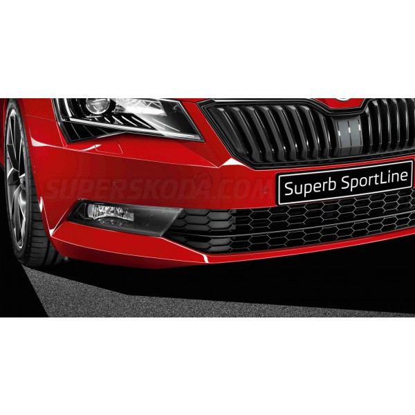 Škoda Superb III - pravá mlhovka černá SPORT LINE