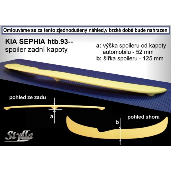 Křídlo - KIA Sephia htb 95-97