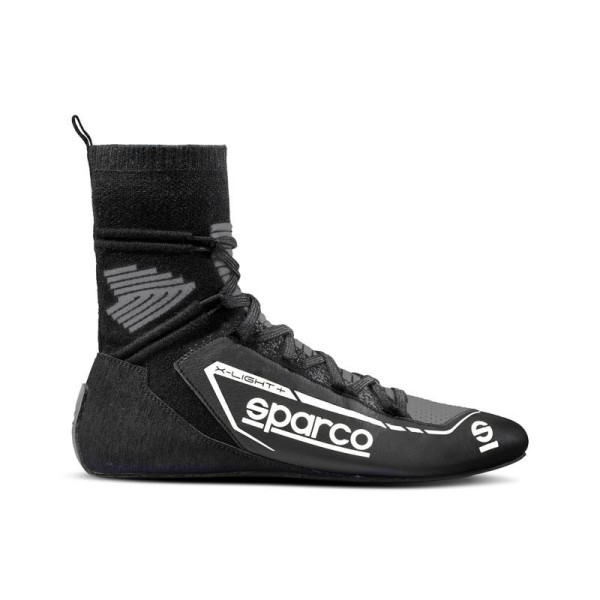 Závodní boty Sparco X-Light+ s homologací FIA, Barva: černá