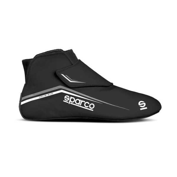 Závodní boty Sparco Prime EVO s homologací FIA, Barva: černá