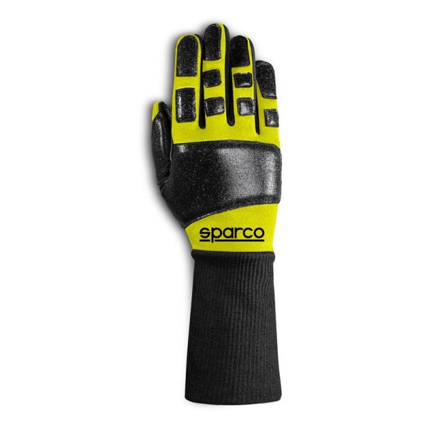 Rukavice pro mechaniky Sparco R-Meca s homologací FIA, Barva: žluto-černá