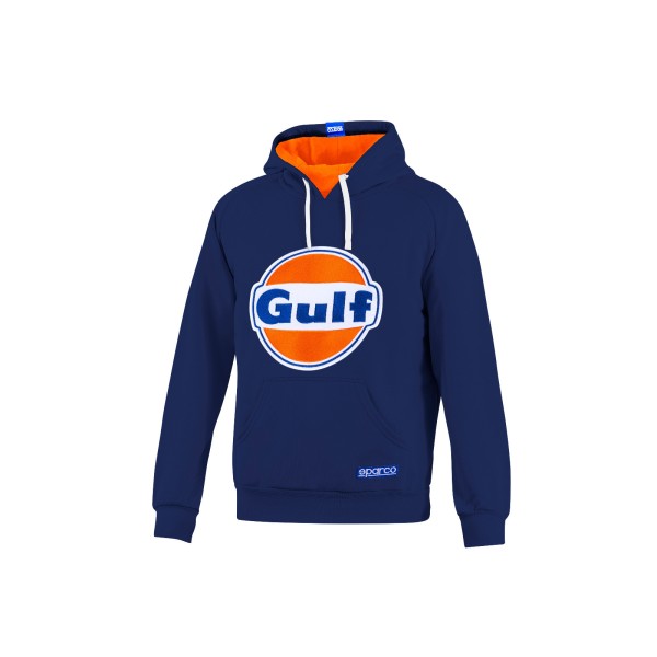 Sparco mikina přes hlavu s kapucí Gulf, barva: modrá