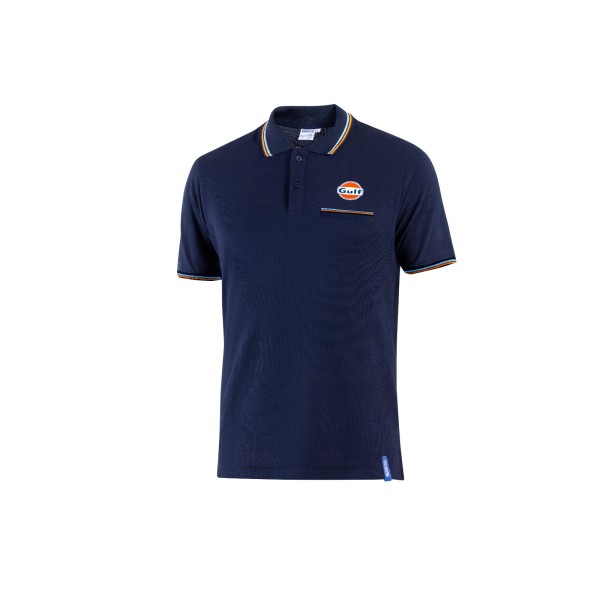Sparco polo triko Gulf s náprsní kapsičkou, barva: modrá