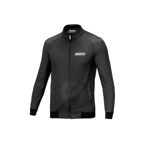 Sparco Subly mikina na zip, barva: černá