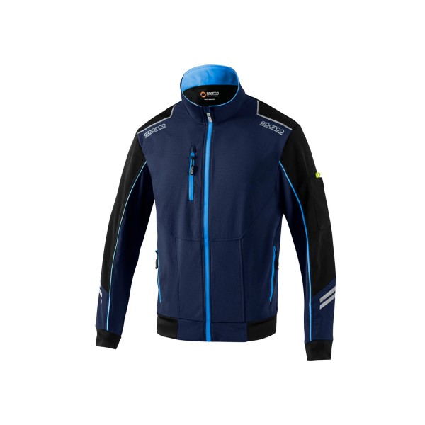 Sparco technická softshell lehká bunda Austin, barva: modrá-tmavě modrá