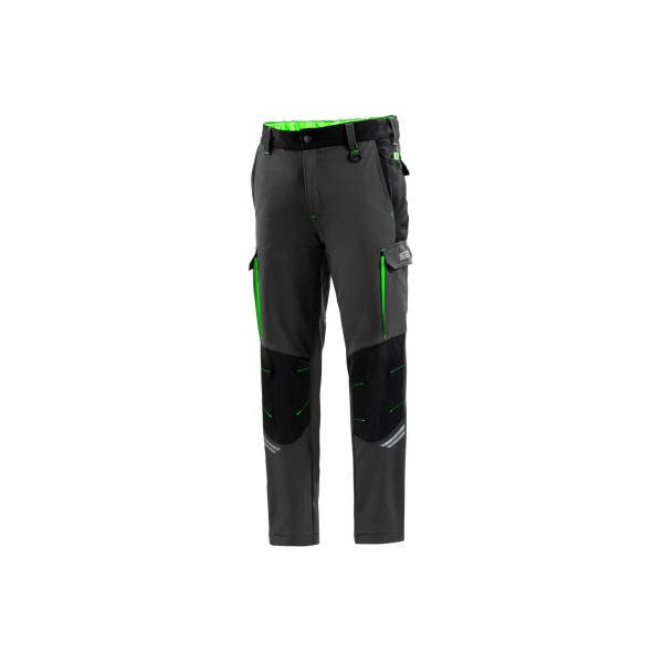Sparco technické kalhoty OREGON, barva: šedo-zelená