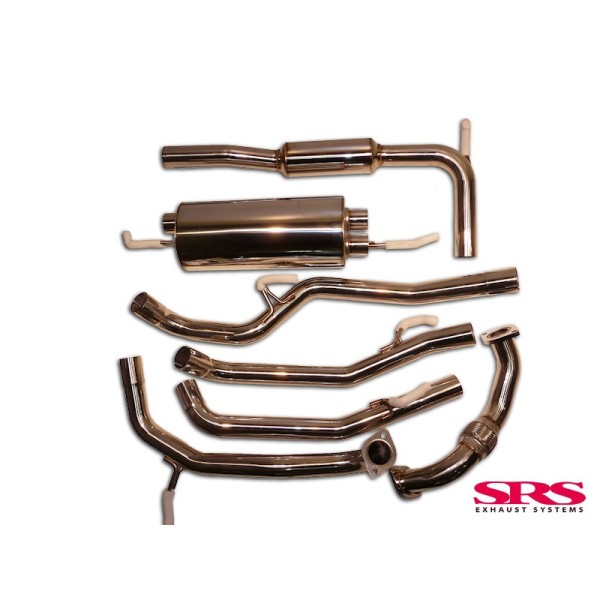Honda Civic 2005-2008 5 dveř. hatchback 1.8i (R18A2 - FK2) Výfukový systém Catback nerezová ocel G60  SRS exhaust systems