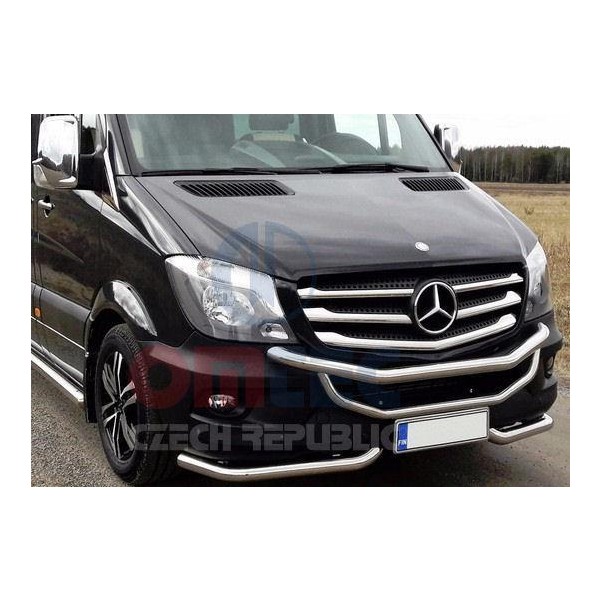 MB Sprinter W906 Facelift 2013+  NEREZ chrom lišty přední masky