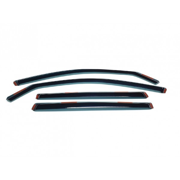 Škoda Kodiaq - přední a zadní plexi ofuky DARK