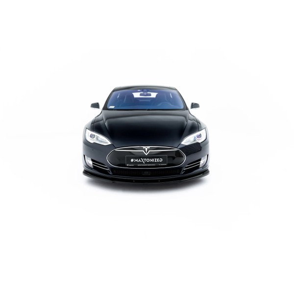 Tesla Model S, spoiler pod přední nárazník, Maxton design