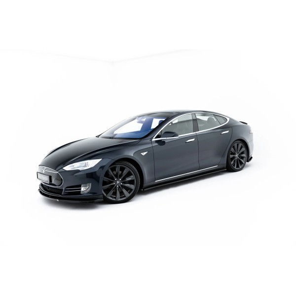 Tesla Model S, difuzory pod boční prahy, Maxton design