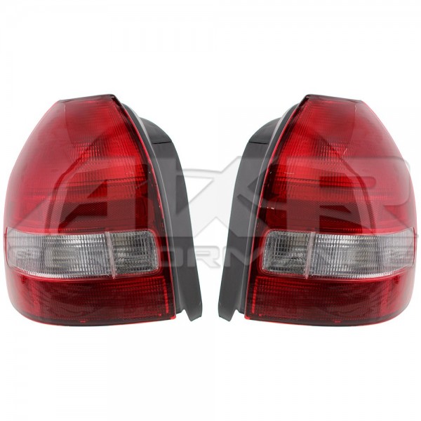 Honda Civic 3dv. 96-01 - zadní světla červeno bílá JDM/facelift