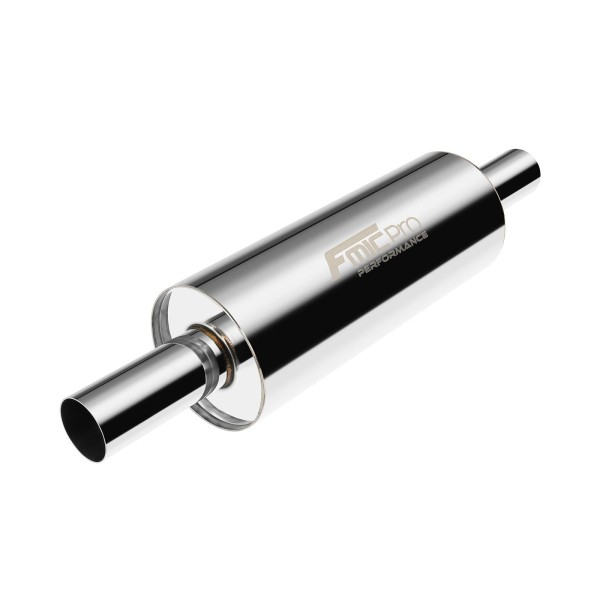 Tlumič výfuku kulatý 425mm vstup/výstup 63mm/102mm