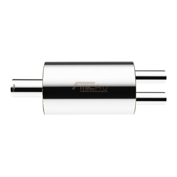 Tlumič výfuku oválný 425mm vstup/výstup 63mm/76mm
