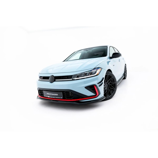 Volkswagen Jetta GLI Mk7 Facelift 2, spoiler pod přední nárazník ver.2, Maxton design