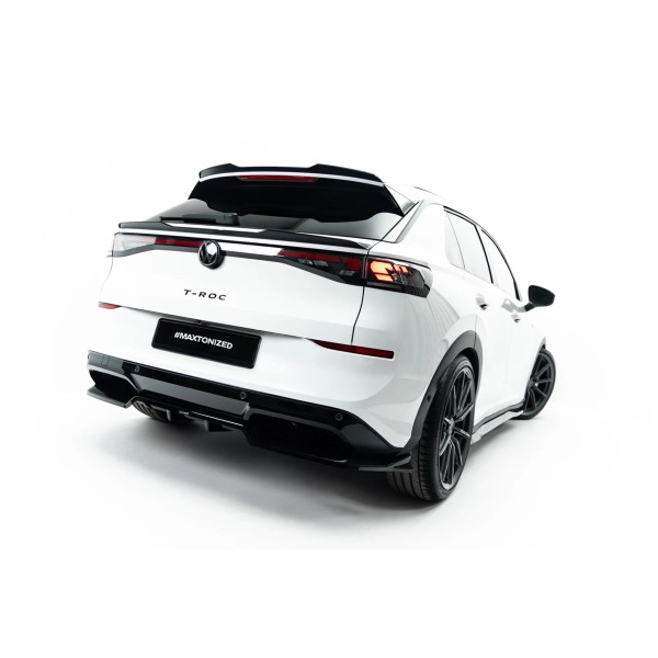 Volkswagen T-Roc R-line Mk2, spoiler pod zadní nárazník s žebrováním, Maxton Design