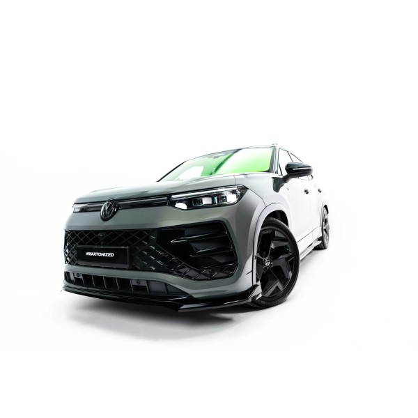 Volkswagen Tayron R-Line Mk1, spoiler pod přední nárazník, Maxton Design