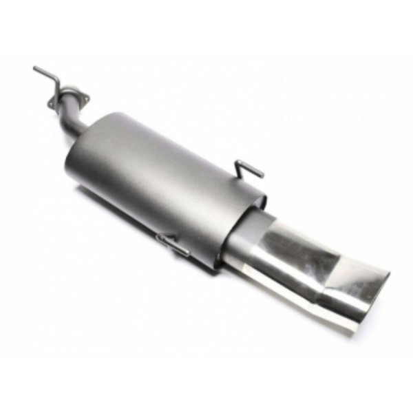 TA Technix sportovní výfuk - Opel Vectra B sedan/kombi (95-02) 1.6 16V / 1.8 16V / 2.0 16V, 1x 70x140 mm DTM oválná zahnutá nerezová koncovka s pertlem