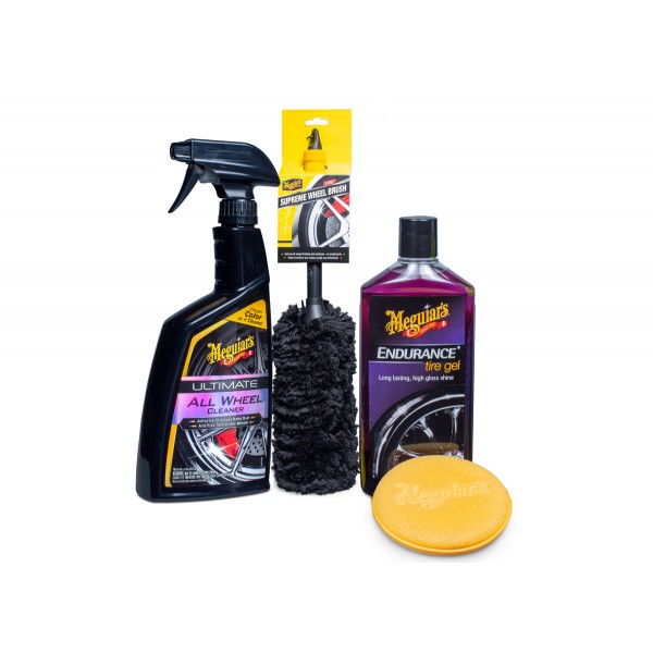 Meguiar's Wheel & Tire Kit - kompletní sada na mytí a ochranu kol a pneumatik