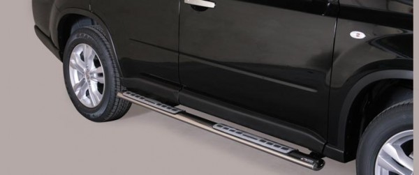 Nissan X-Trail II FL - Nerez boční designové nášlapy