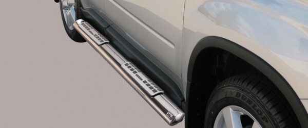 Nissan X-Trail II - Nerez boční designové nášlapy