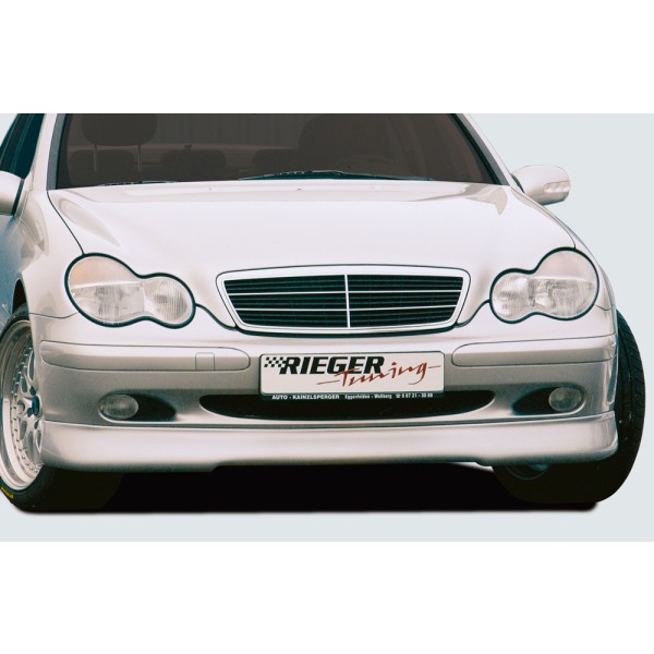 Rieger spoiler pod přední nárazník pro Classic/Elegance pro Mercedes třída C W203 sedan, t-model, r.v. 05/00-, plast ABS bez povrchové úpravy