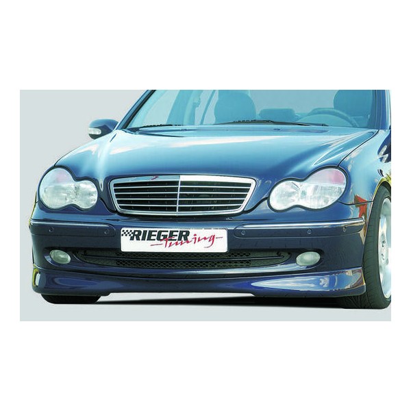 Rieger spoiler pod přední nárazník pro Avantgarde pro Mercedes třída C W203 sedan, t-model, r.v. 05/00-, plast ABS bez povrchové úpravy