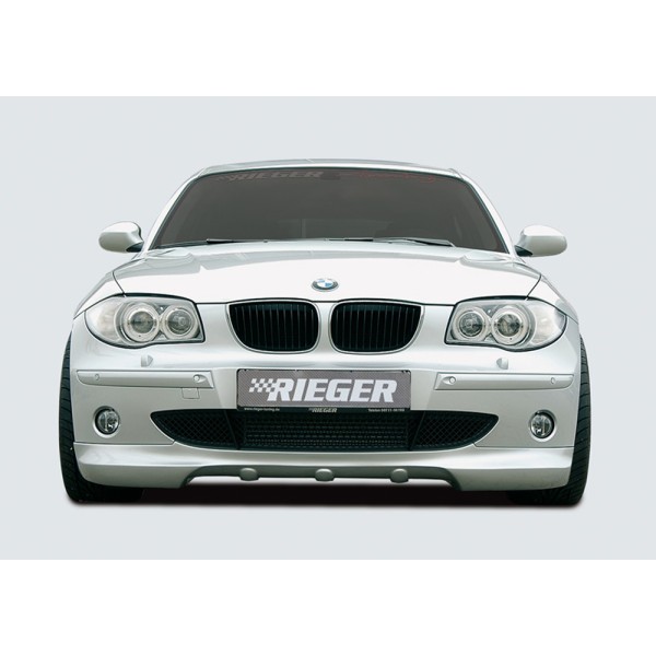 Rieger spoiler pod přední nárazník pro BMW řada 1 E87 4-dvéř. před faceliftem, r.v. 09/04-03/07, plast ABS bez povrchové úpravy