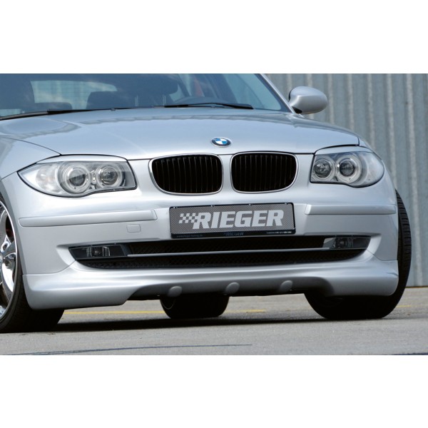 Rieger spoiler pod přední nárazník pro BMW řada 1 E87 4-dvéř. po faceliftu, r.v. 04/07-08/11, plast ABS bez povrchové úpravy