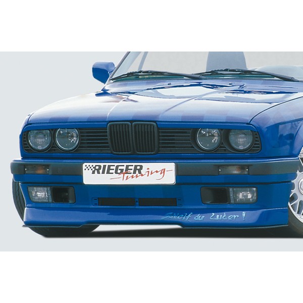 Rieger spoiler pod přední nárazník pro BMW řada 3 E30 kabriolet, kupé, sedan, touring, plast ABS bez povrchové úpravy