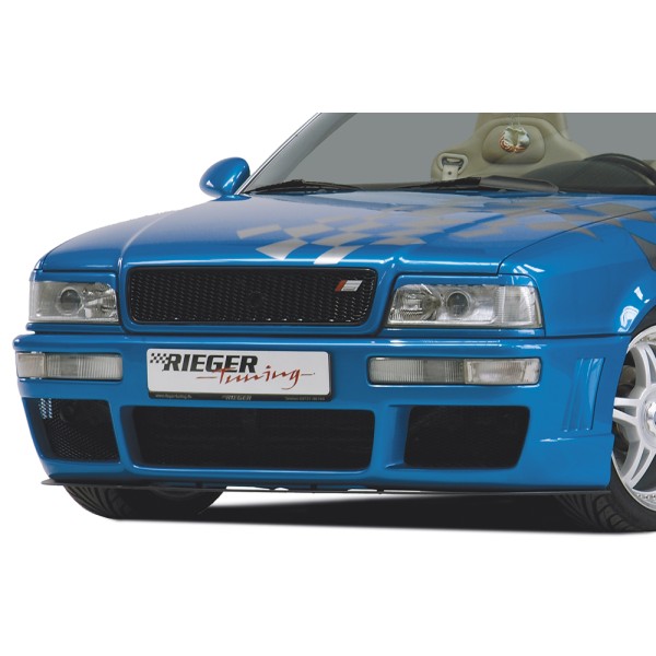 Rieger kompletní přední nárazník pro Audi 80 89, B4 kabriolet, kupé, sedan, plast ABS bez povrchové úpravy
