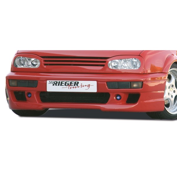 Rieger kompletní přední nárazník pro Volkswagen Golf 3 3-dvéř., 5-dvéř., kabriolet, plast ABS bez povrchové úpravy