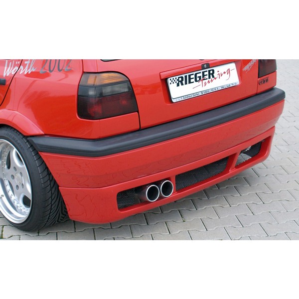 Rieger spoiler pod zadní nárazník pro Volkswagen Golf 3 3-dvéř., 5-dvéř., kabriolet r.v. 08/91-09/97, plast ABS bez povrchové úpravy