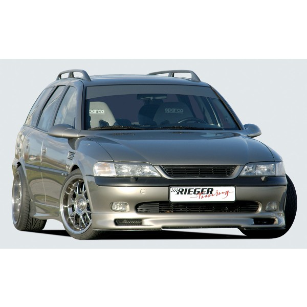 Rieger spoiler pod přední nárazník pro Opel Vectra B caravan, hatchback, notchback, plast ABS bez povrchové úpravy